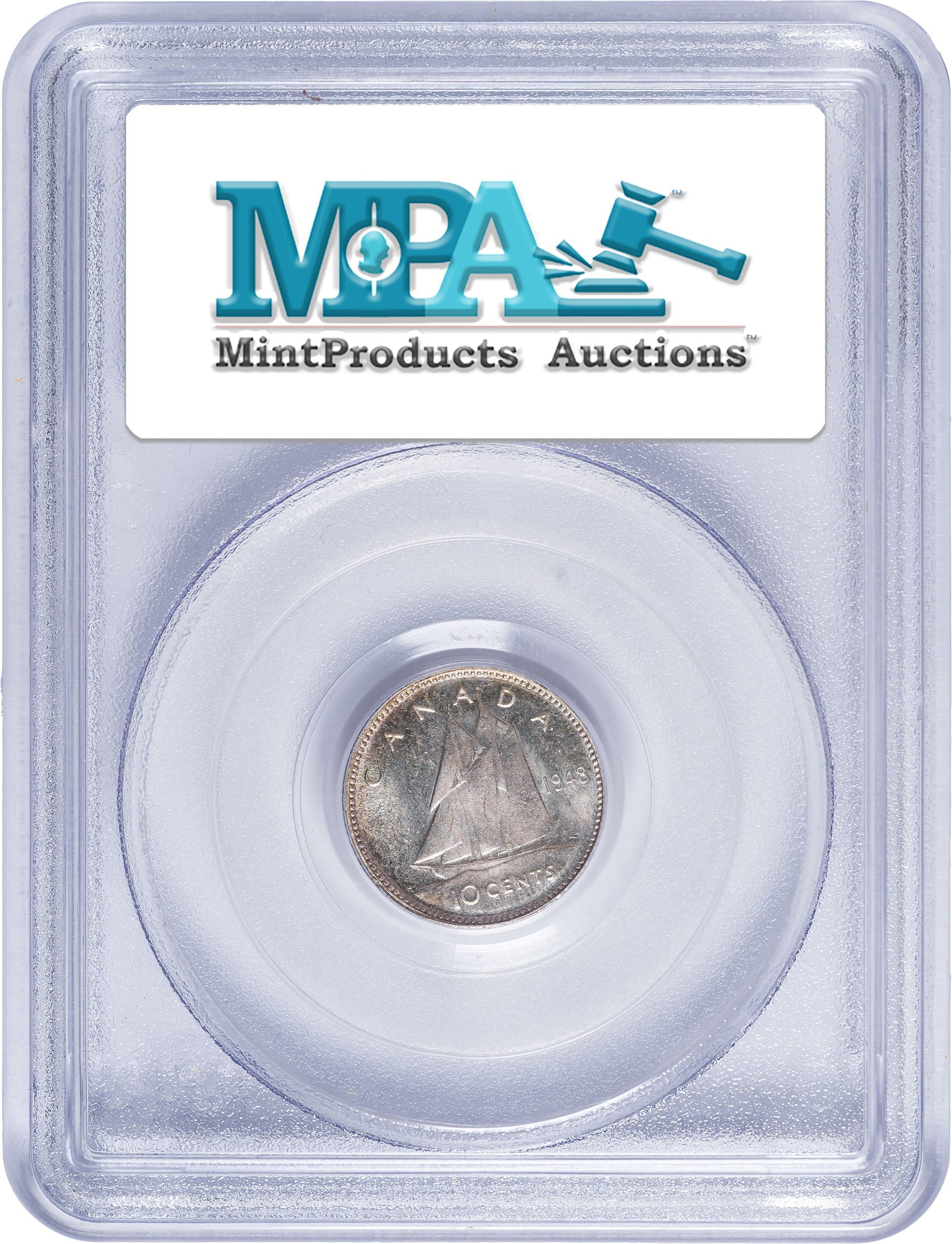 Canada. PCGS MS-63 1948 Ten-Cents - 2