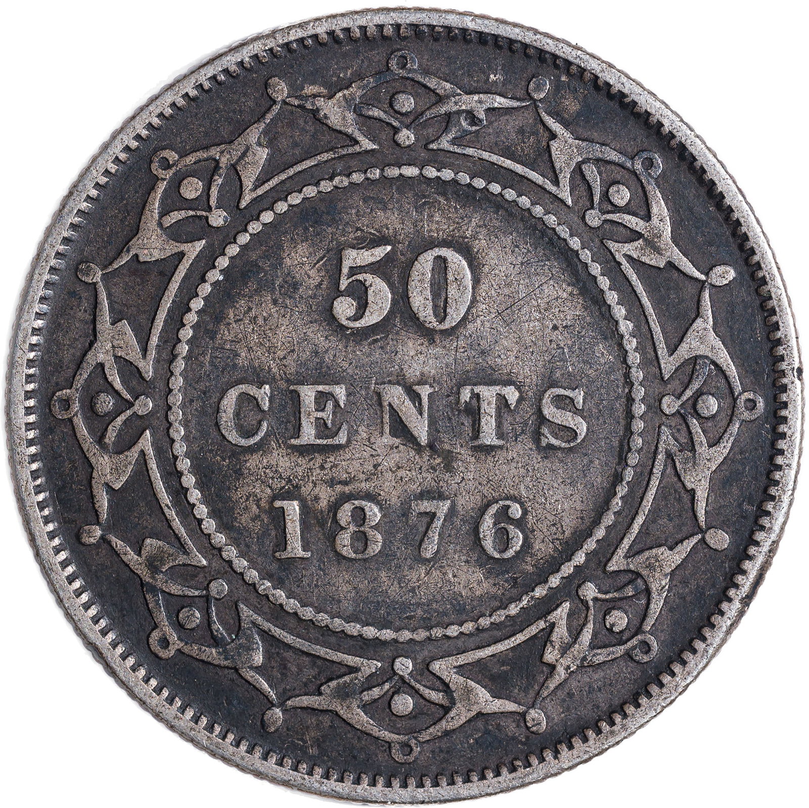 Canada. 1876-H VF-20 Half Dollar - 2