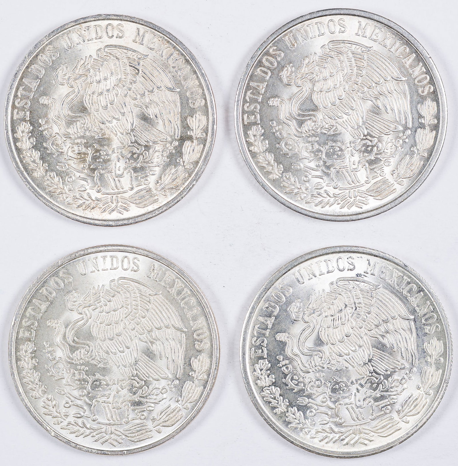 Mexico. 4 Pieces BU 1978 Silver 100 Pesos - 2