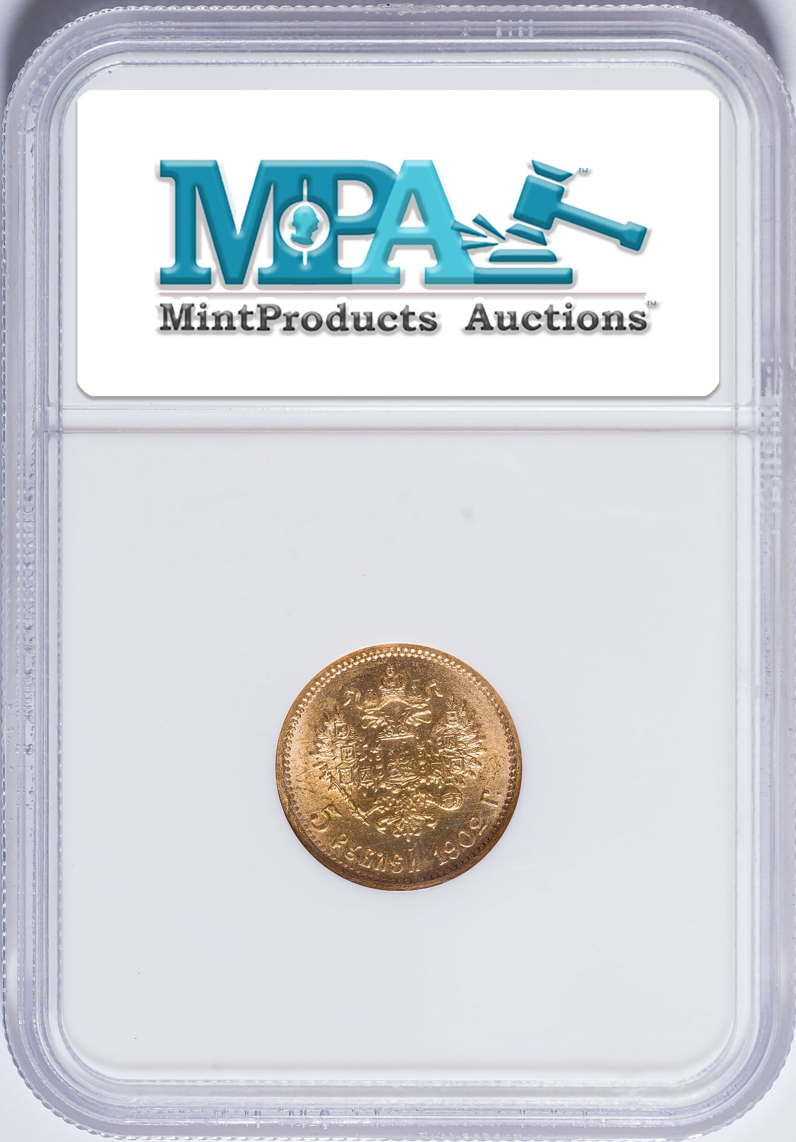 Russia. NGC MS-66 1902 Gold 5 Rubles - 2