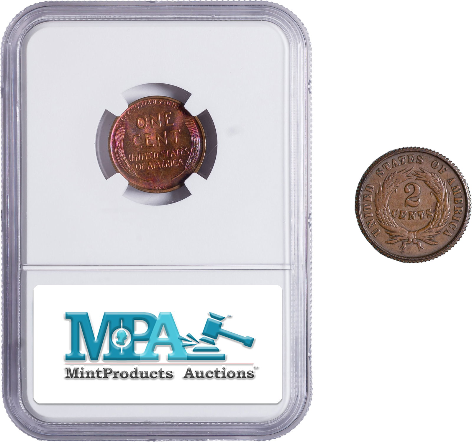 Slabbed & Raw Copper Pair - 2