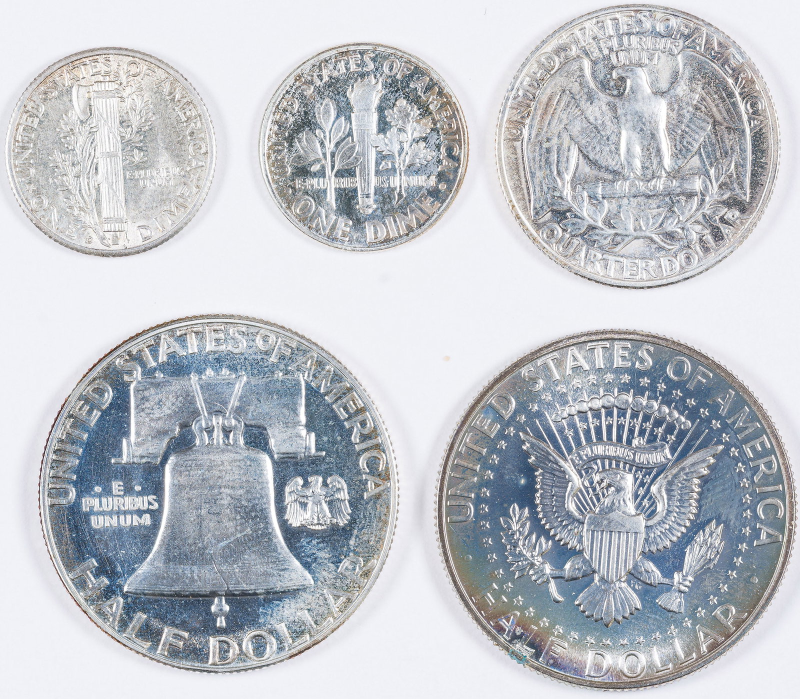 Five-Piece Silver Coin Group - 2