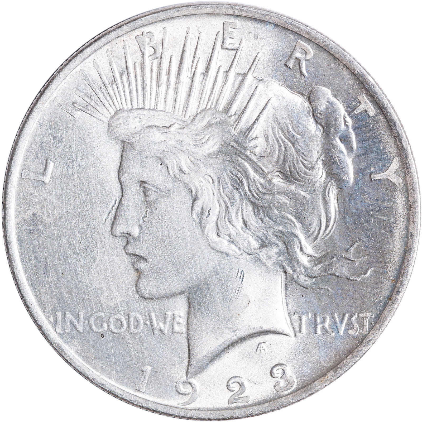 MS-60+ Morgan and Peace Dollar Pair - 3