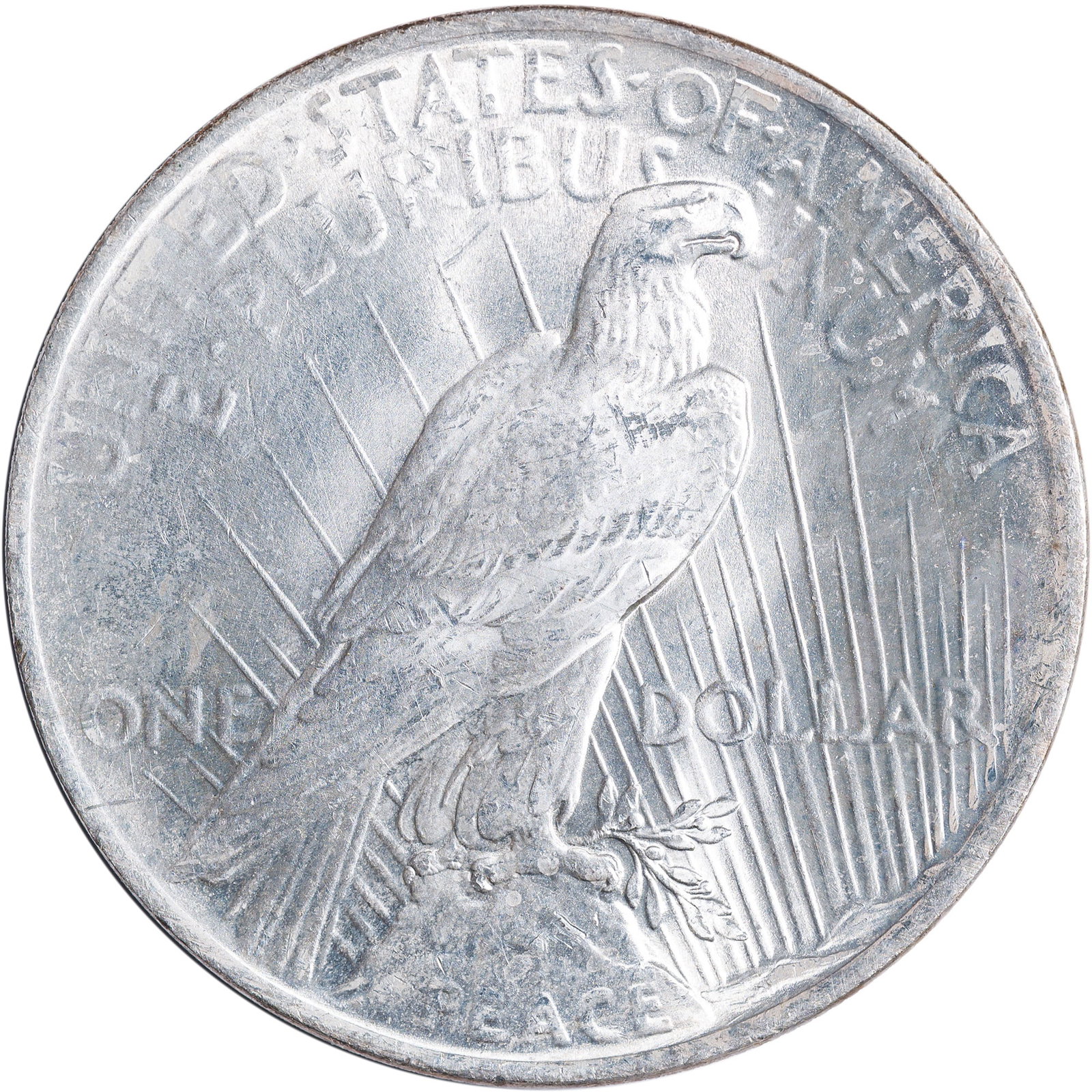 MS-60+ Morgan and Peace Dollar Pair - 4