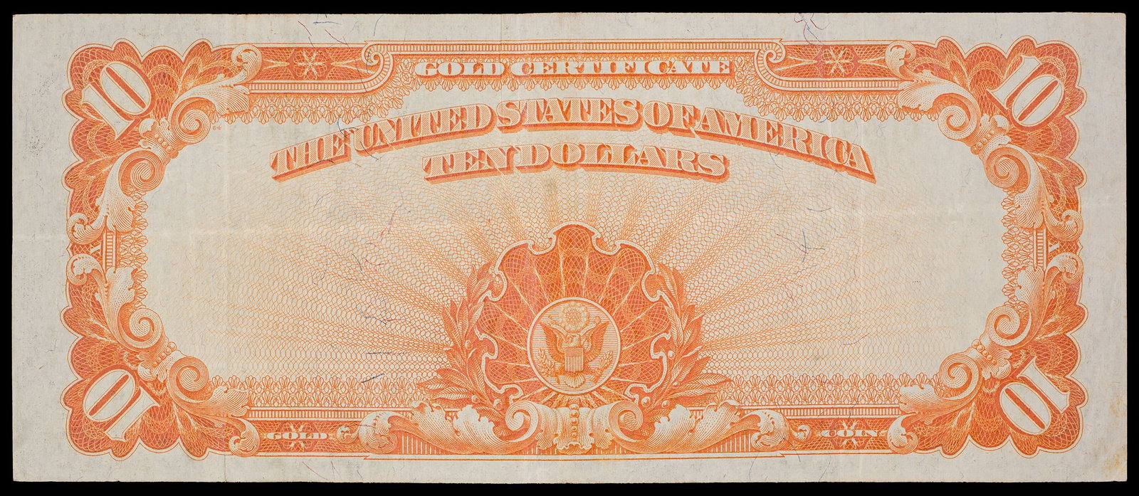 VF 1922 $10 Gold Certificate - 2