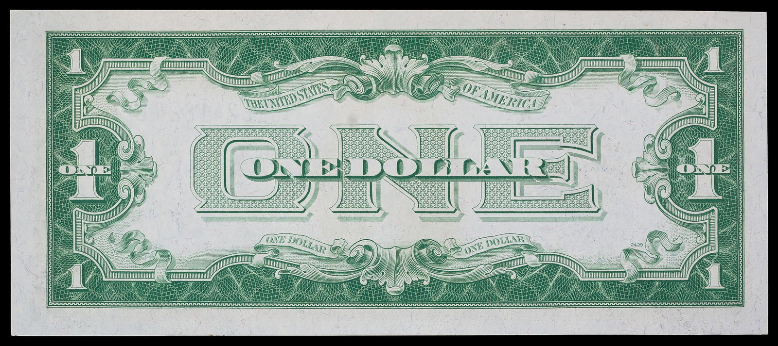 Borderline UNC 1928-B $1 Silver Certificate - 2