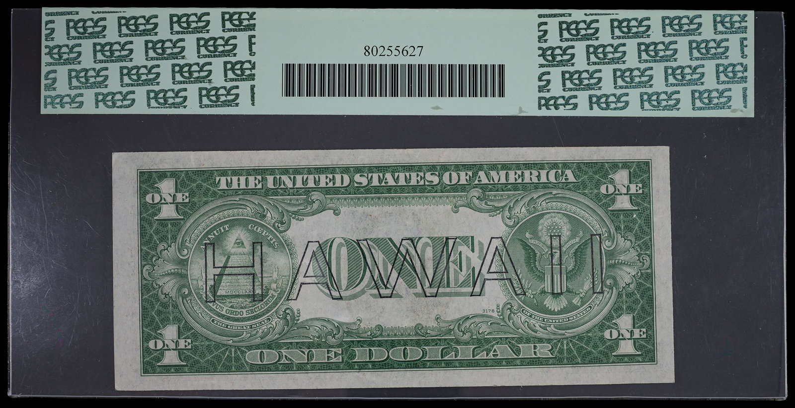 PCGS EF-45 PPQ 1935A Hawaii Overprint $1 - 2