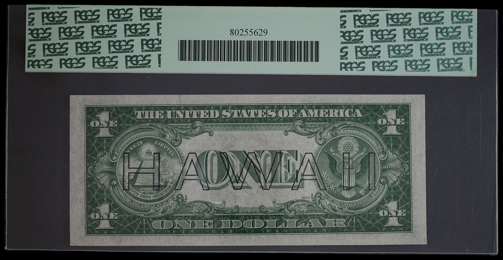 PCGS AU-58 PPQ 1935A Hawaii Overprint $1 - 2