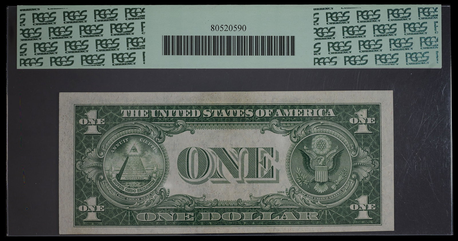 PCGS AU-50 PPQ 1935A N. Africa Overprint $1 - 2