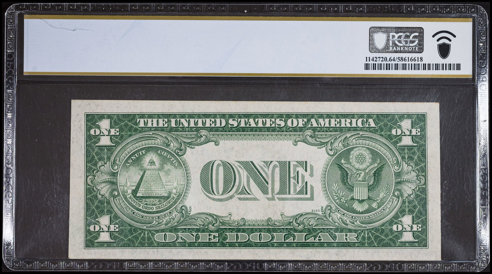 PCGS Choice UNC-64 1935A N.Africa Overprint $1 - 2