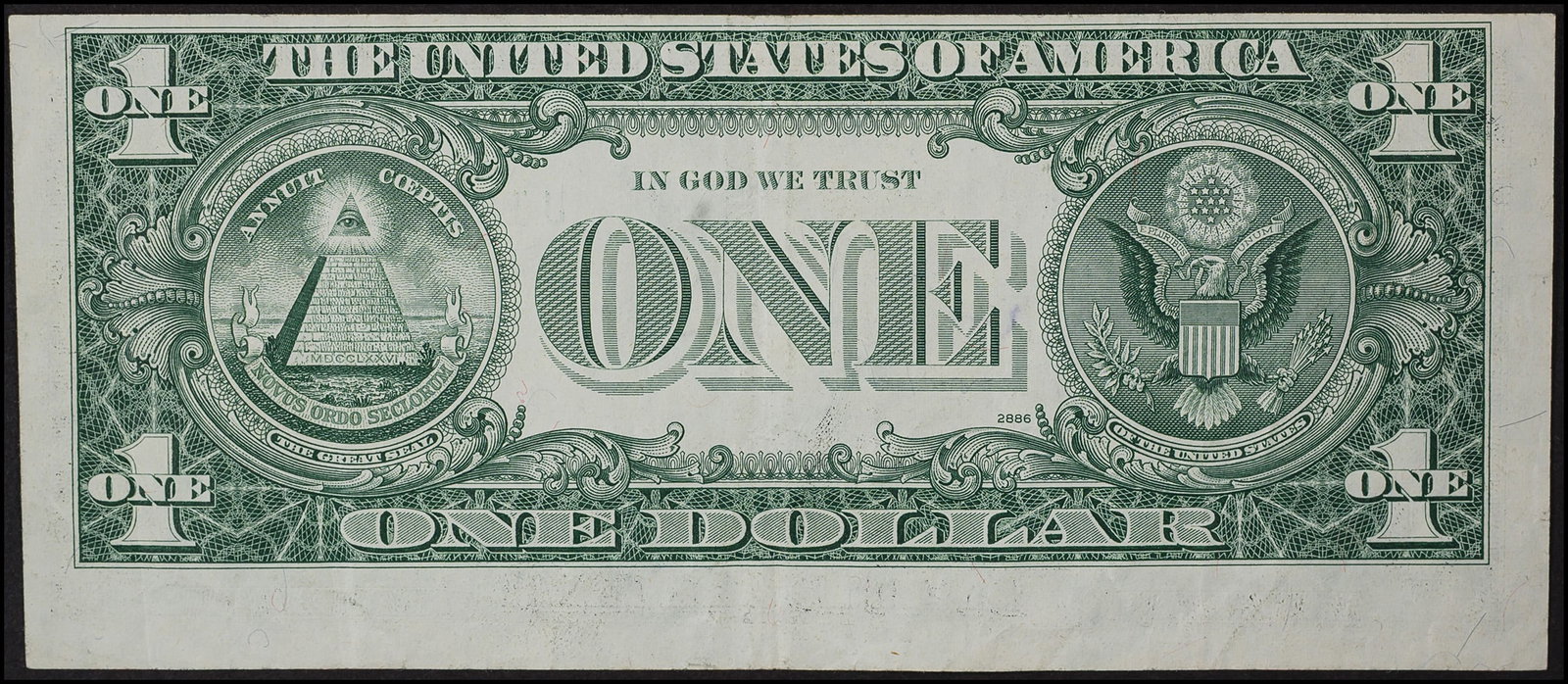 VF+ 1977A $1 FRN Misalignment Error - 2