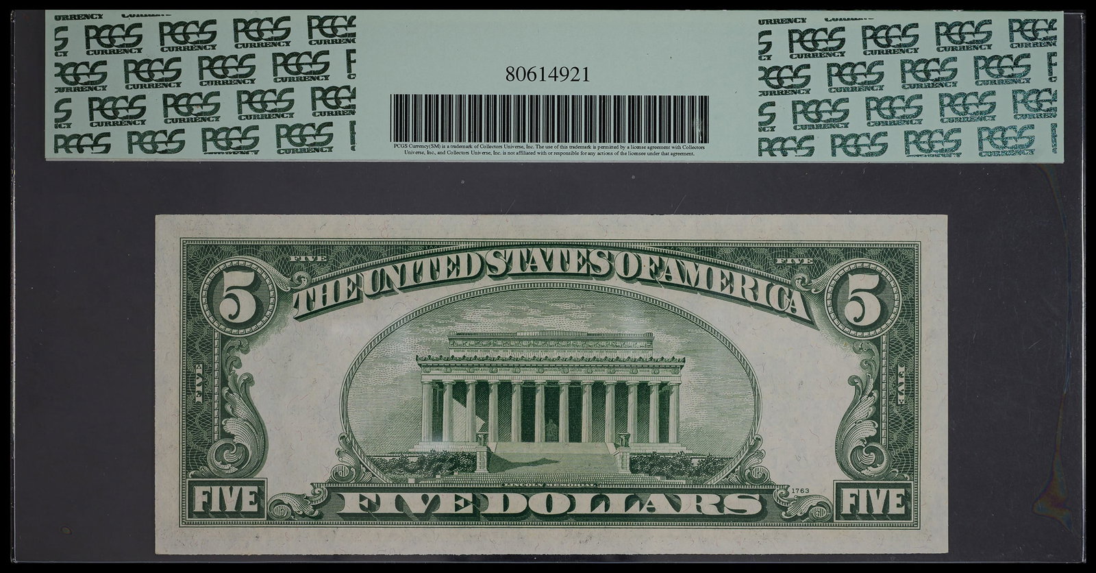 PCGS Gem-66 PPQ 1934D $5 Silver Certificate - 2