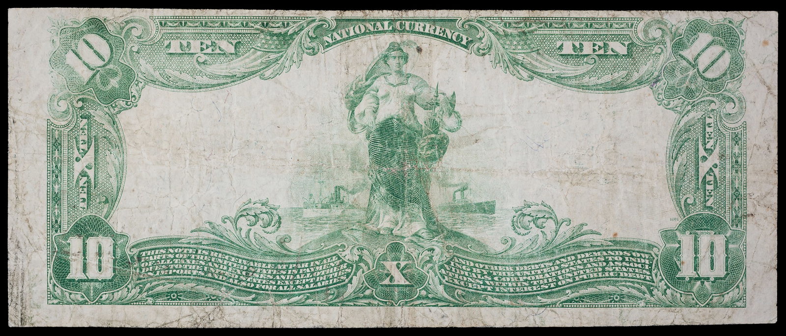 VF 1902 $10 Dover NH National - 2
