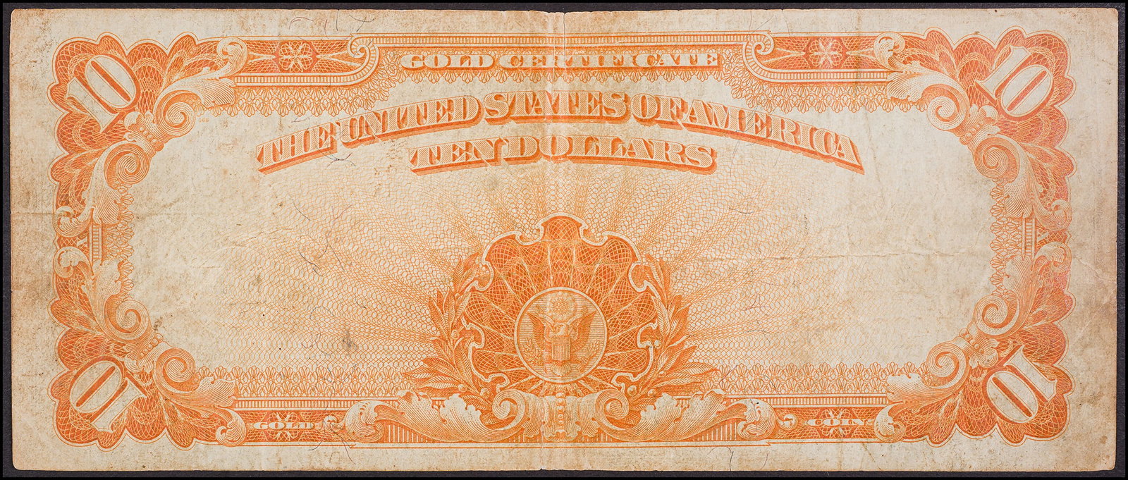 VF 1922 $10 Gold Certificate - 2