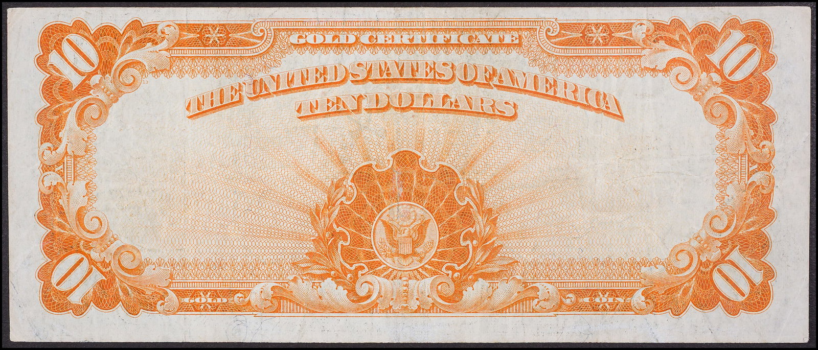 VF+ 1922 $10 Gold Certificate - 2