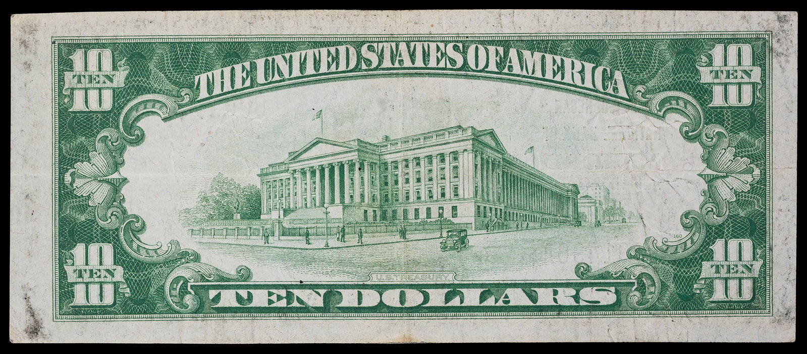 VF 1929 $10 Milford NH National Currency - 2