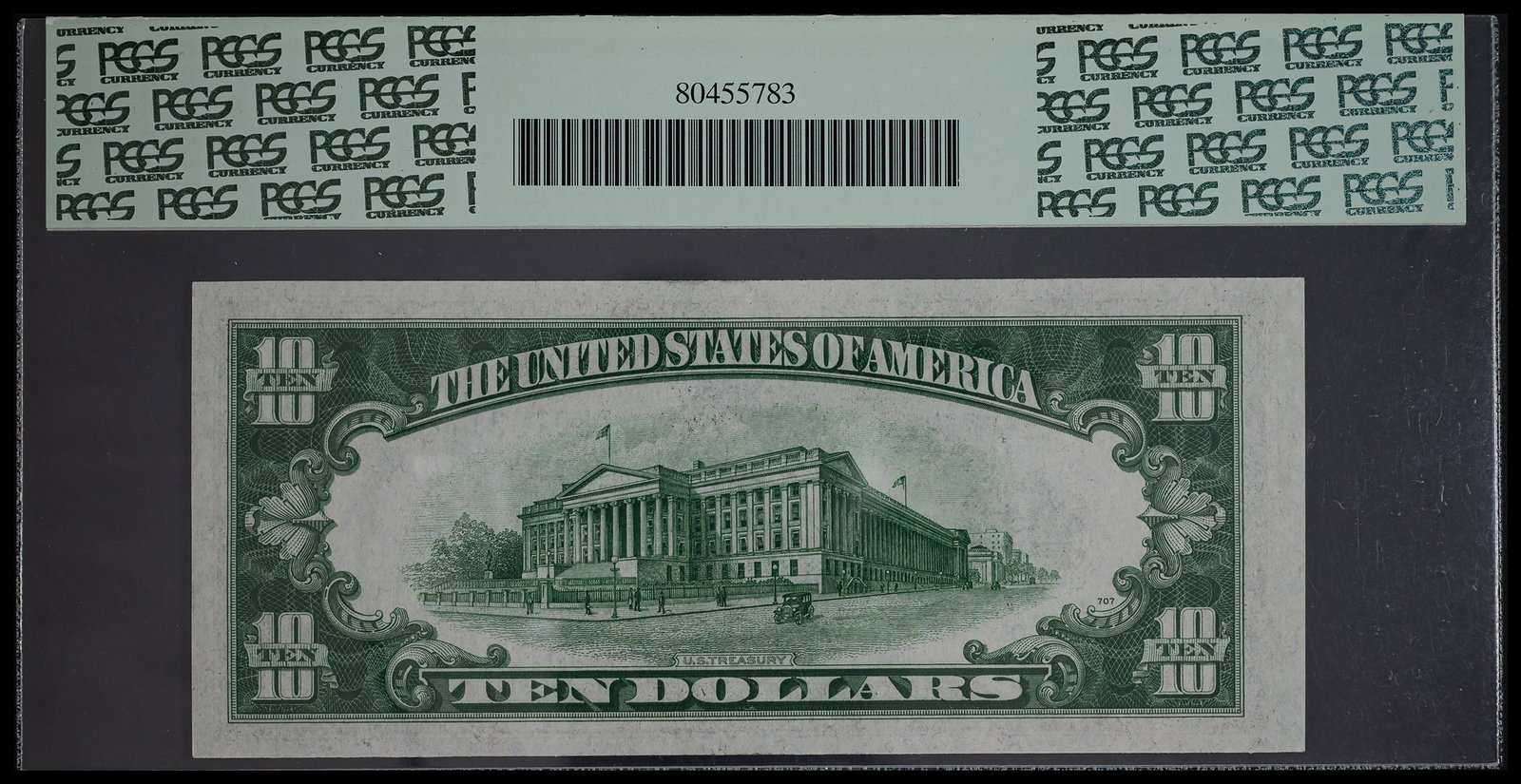 PCGS Gem-66 PPQ 1934A $10 Federal Reserve Note - 2