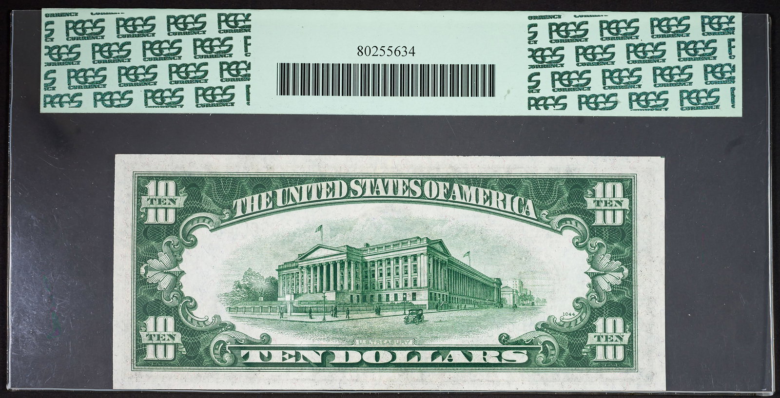 PCGS Gem-66 PPQ 1934A $10 Federal Reserve Note - 2