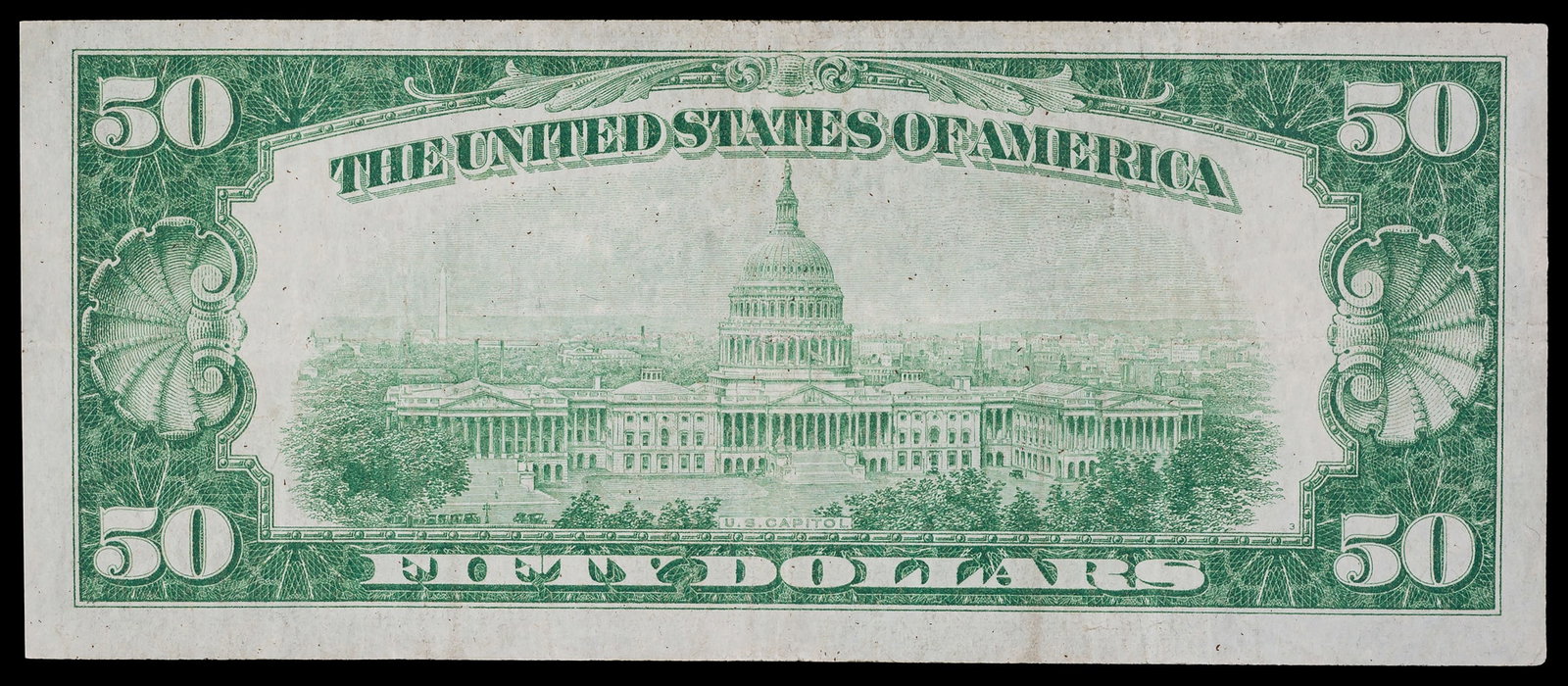 EF 1928 $50 Gold Certificate - 2