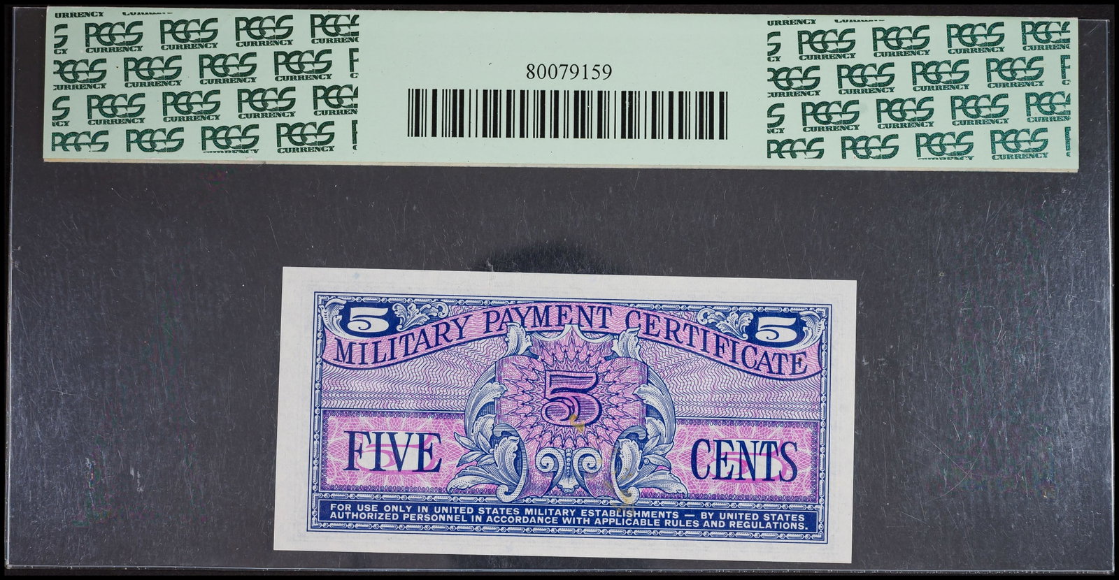 PCGS-64 PPQ Series 611 5 Cents MPC - 2