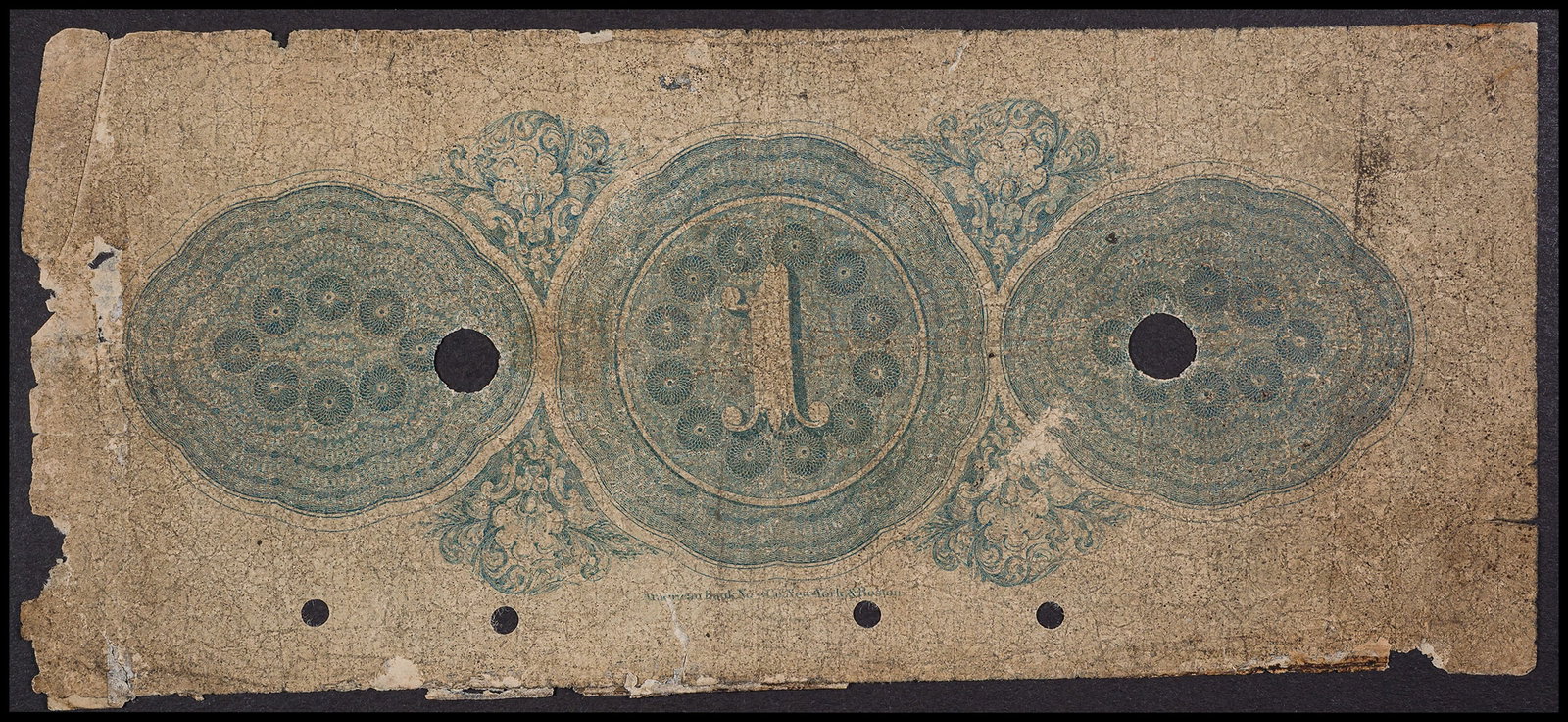 Good 1864 Lowell MA $1 Obsolete Currency - 2
