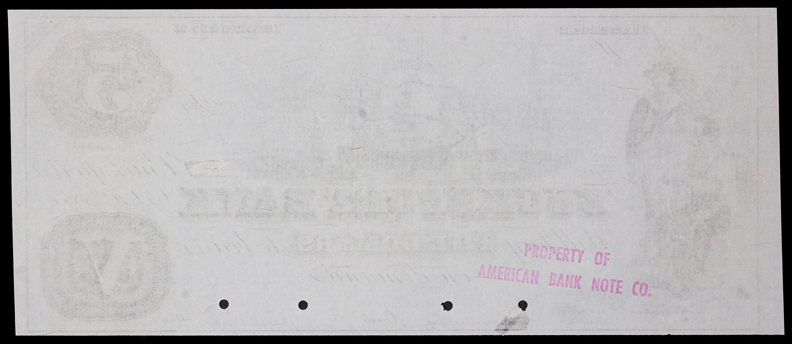 Proof 1854 Bucksport ME $5 Obsolete Currency - 2