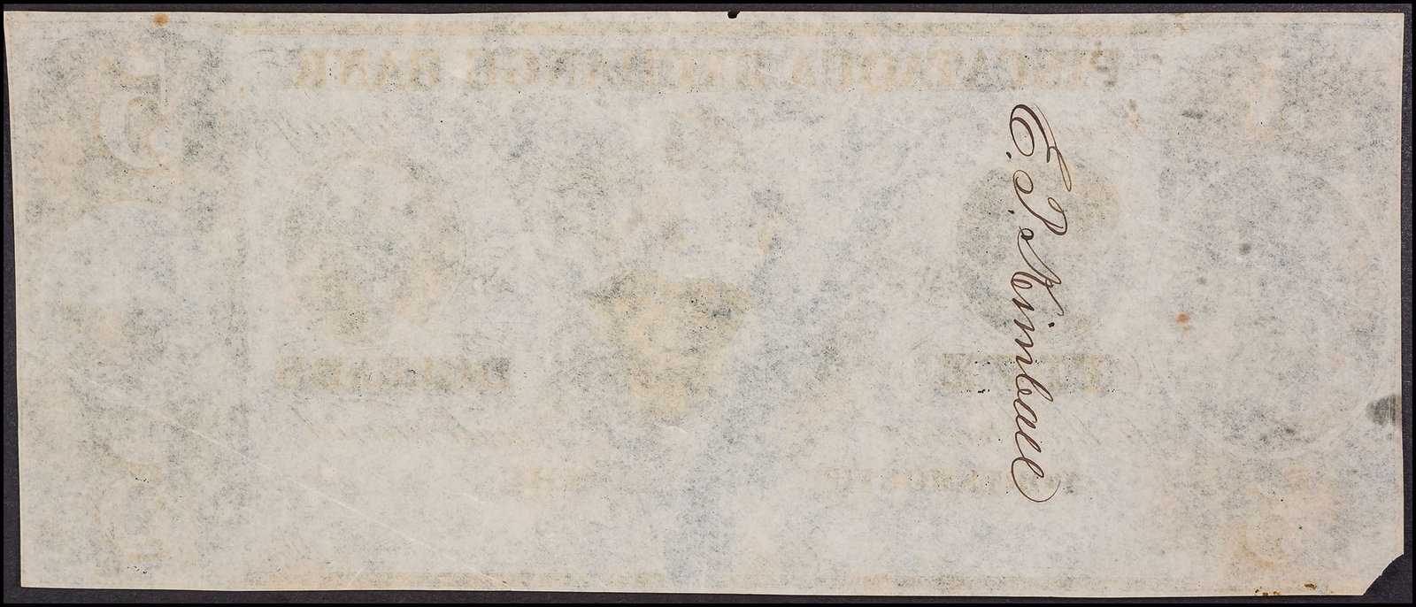 CU Details 1800's Portsmouth NH $5 Obsolete - 2