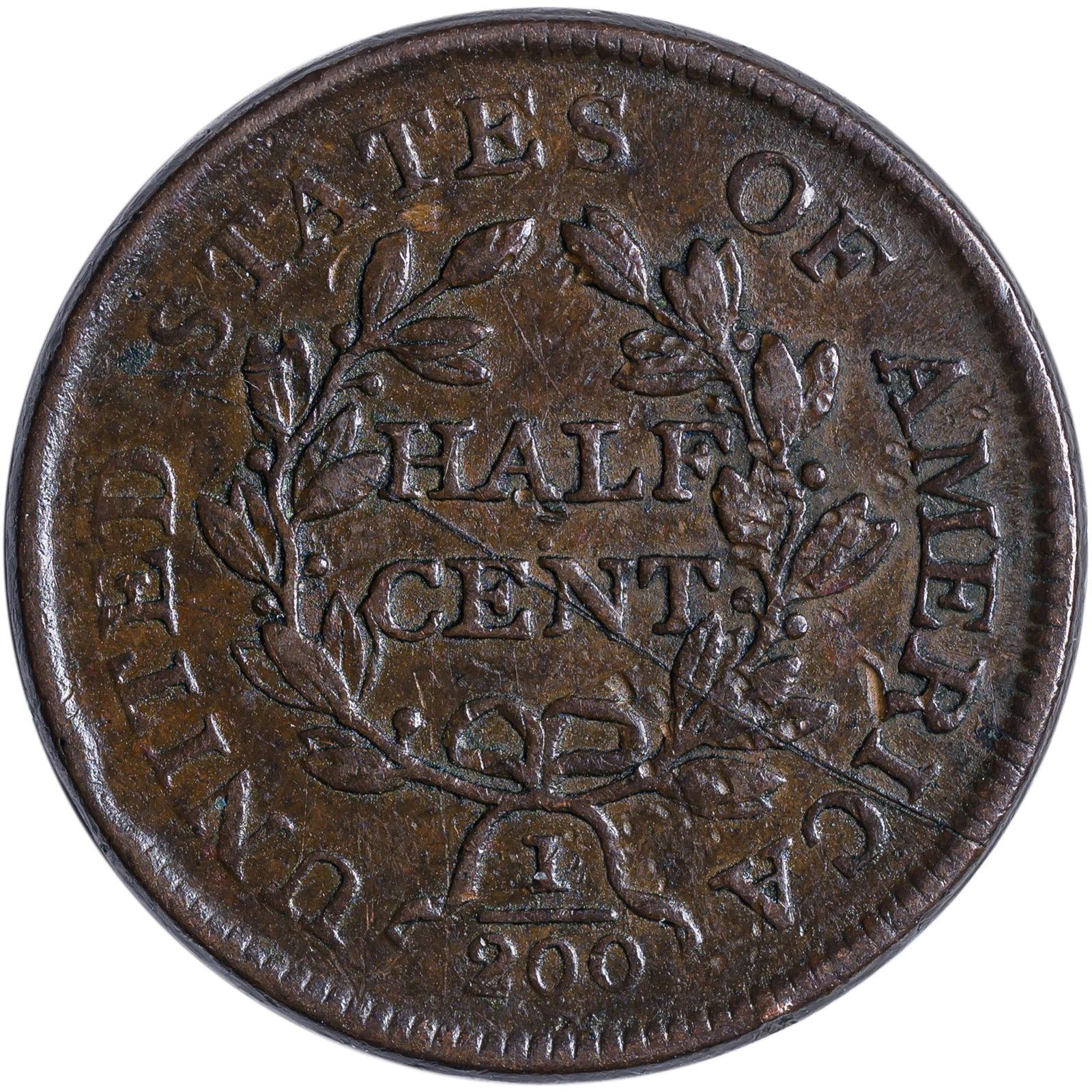 EF-40 Details 1804 Half Cent - 2