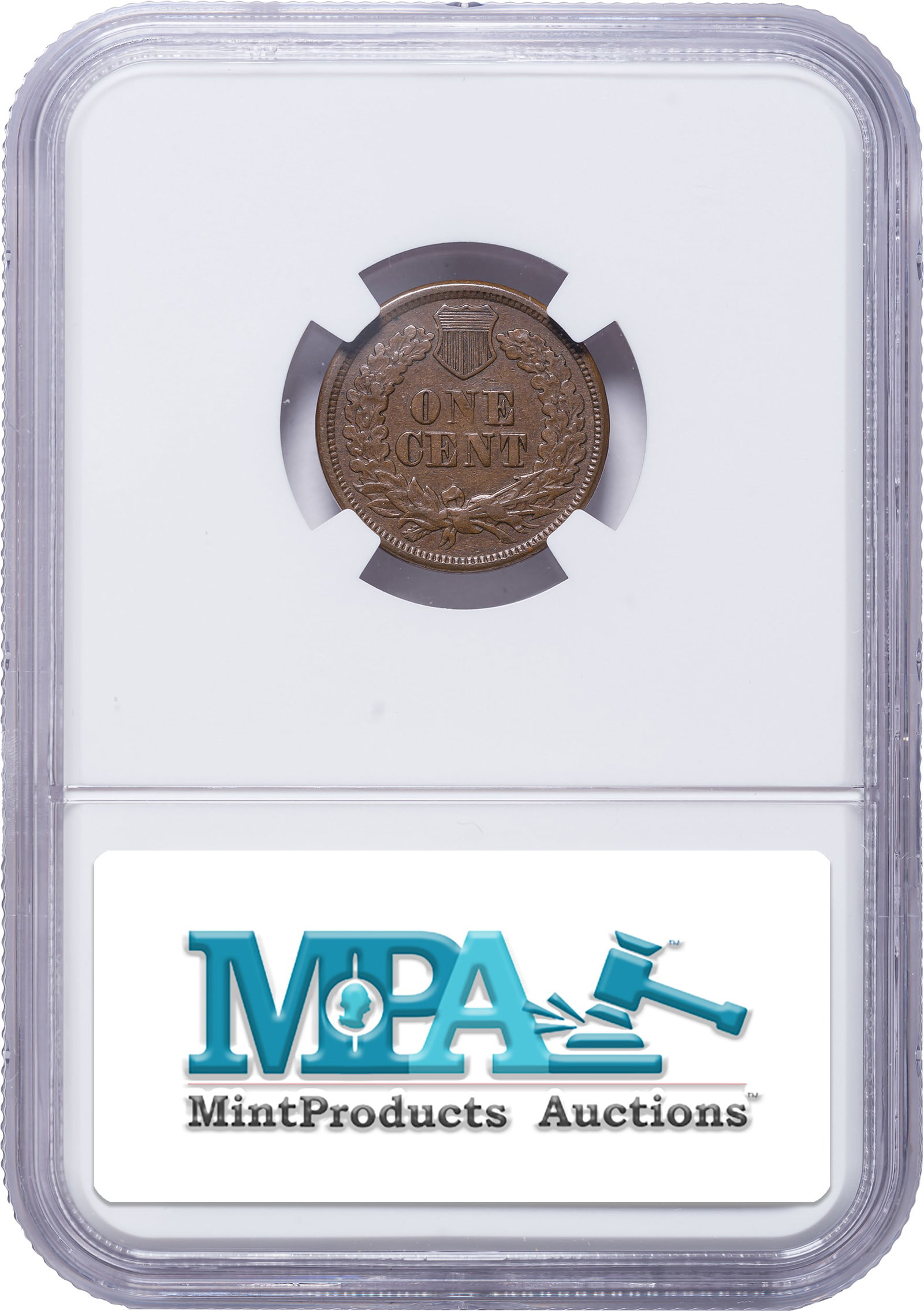 NGC EF-40 1877 Indian Cent - 2