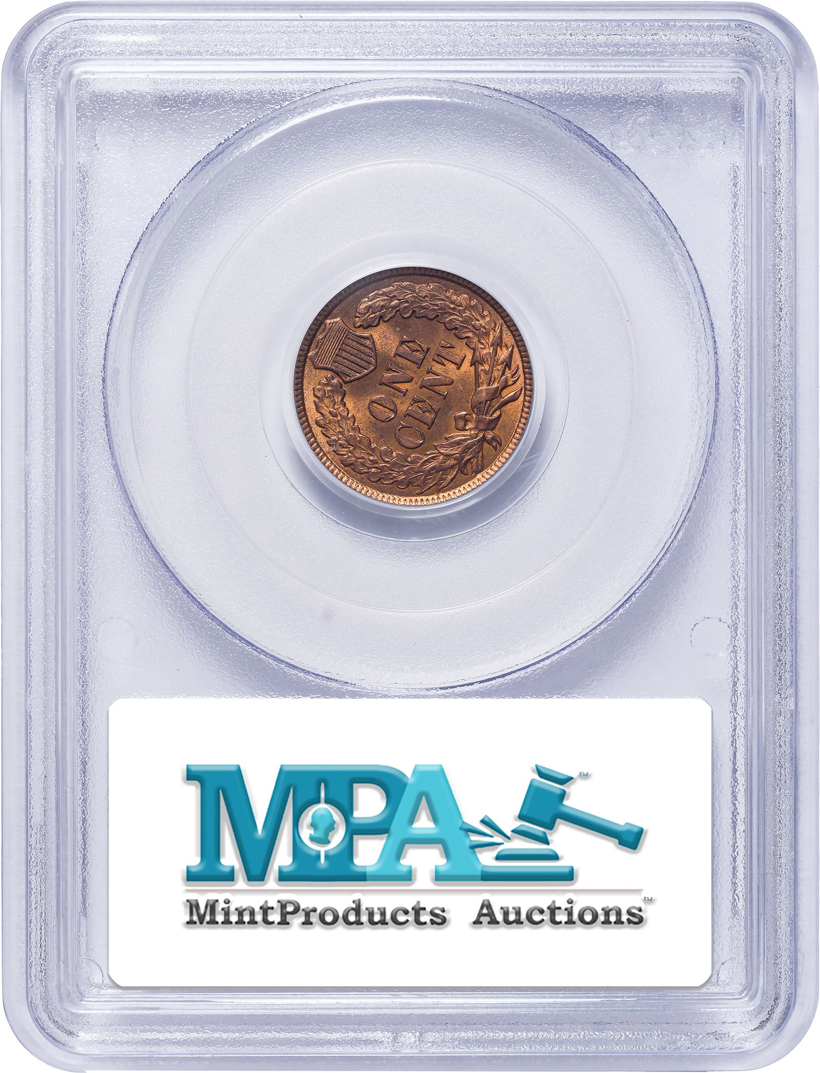 PCGS MS-64 RB CAC 1889 Indian Cent - 2
