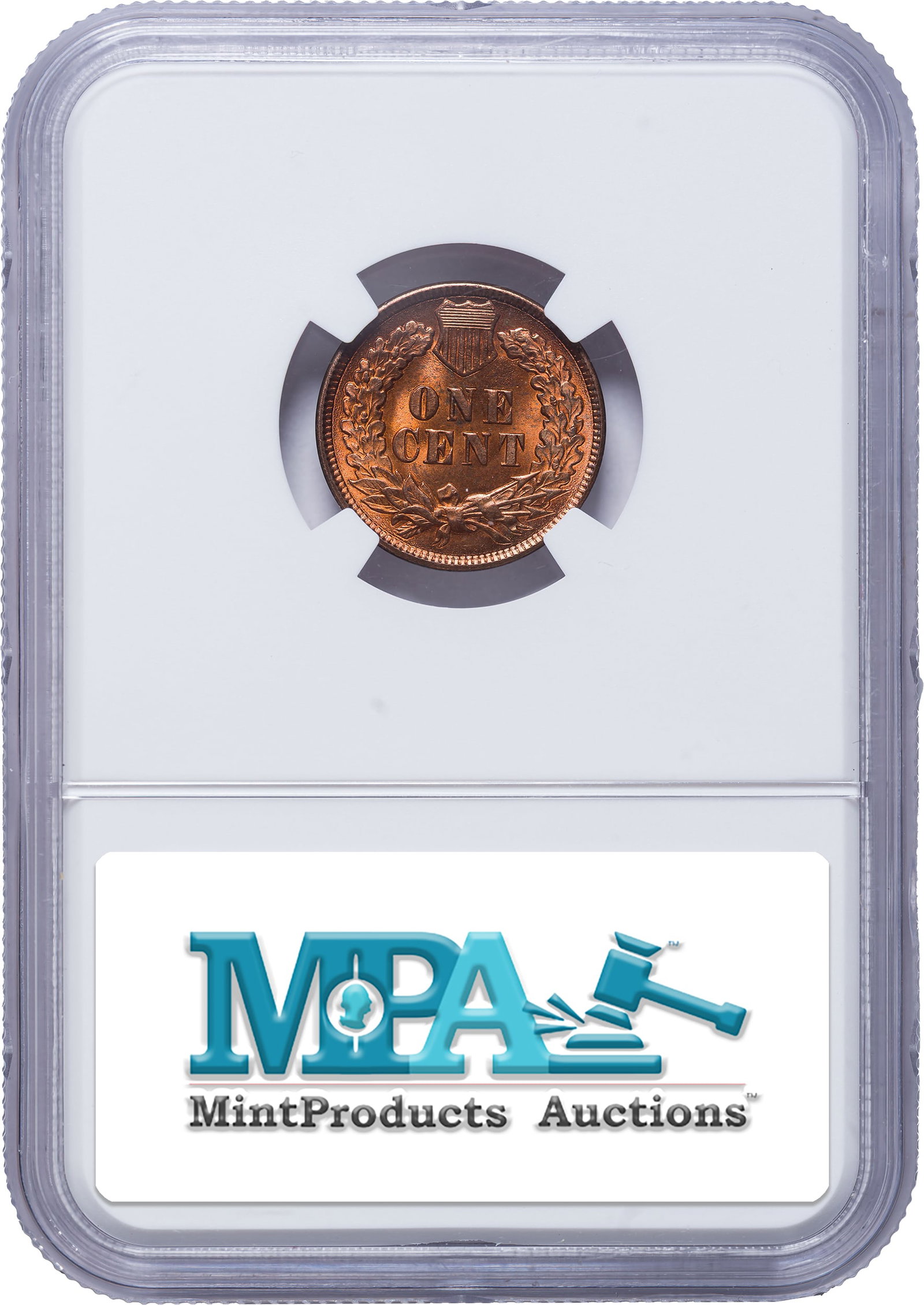 NGC MS-64 RB 1891 Indian Cent - 2
