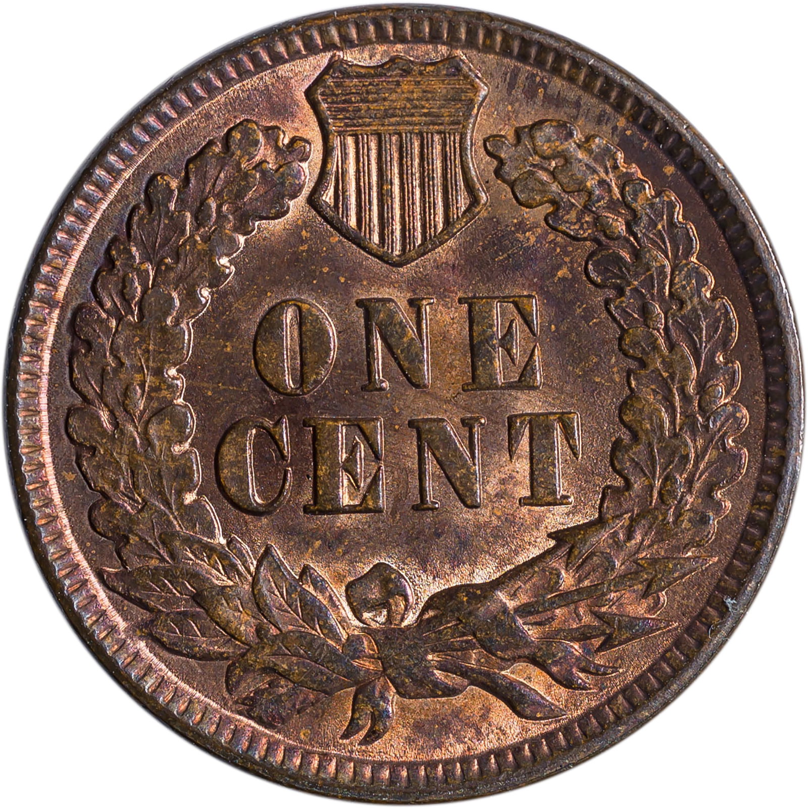MS-63 RB 1892 Indian Cent - 2