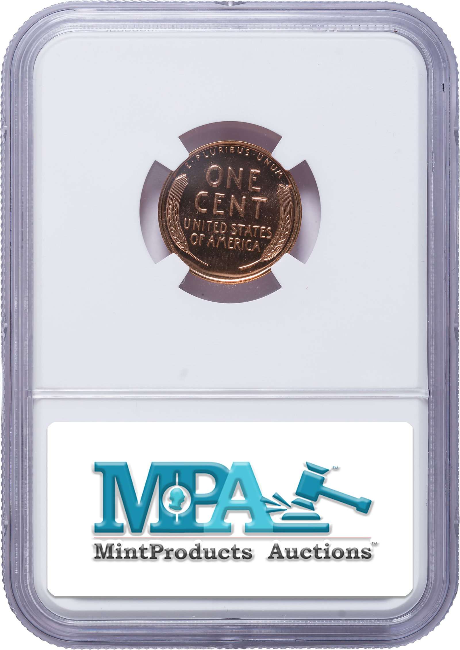 NGC Proof-69 Red 1958 Lincoln Cent - 2