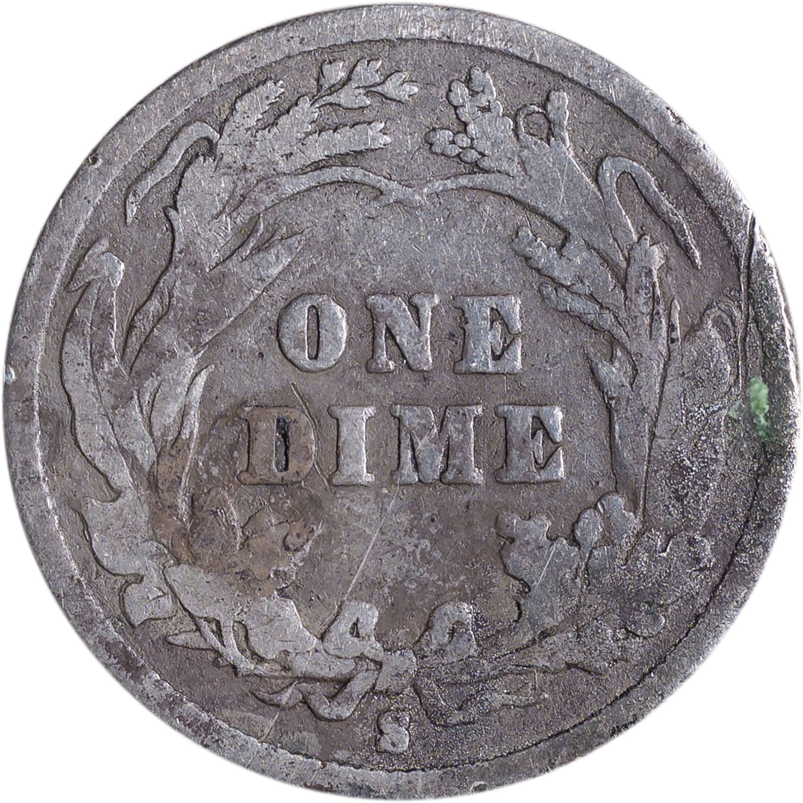 G-4 Details 1896-S Barber Dime - 2
