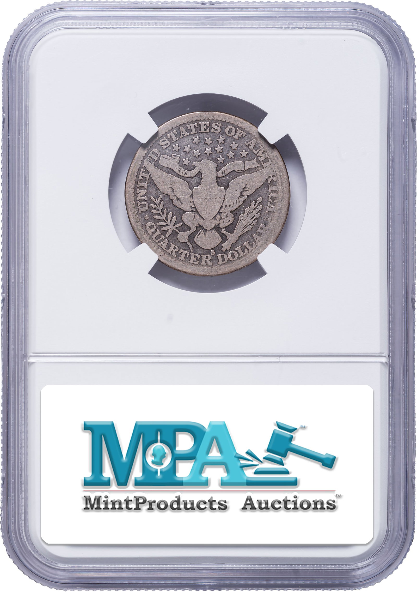 NGC Good-4 1913-S Barber Quarter - 2