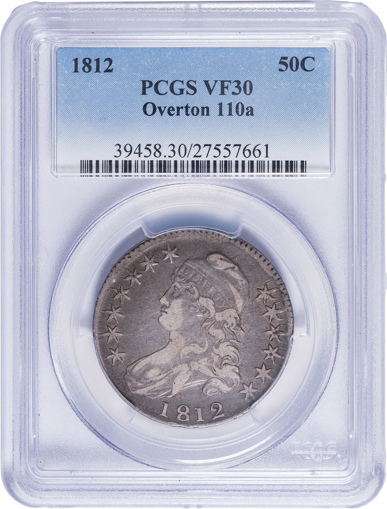 PCGS VF-30 1812 Half Dollar (1 of 2)