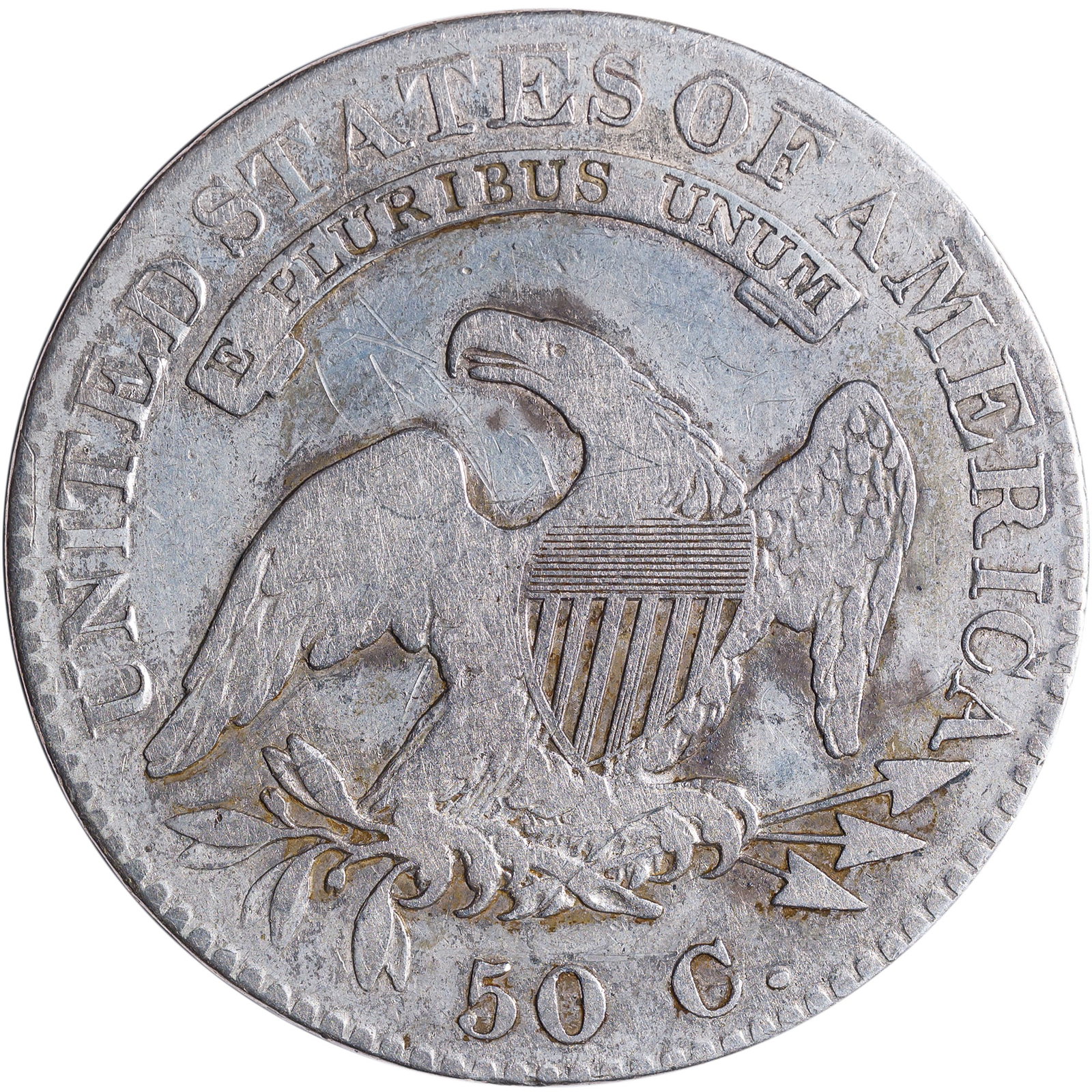 VF-20 1822 Capped Bust Half Dollar - 2