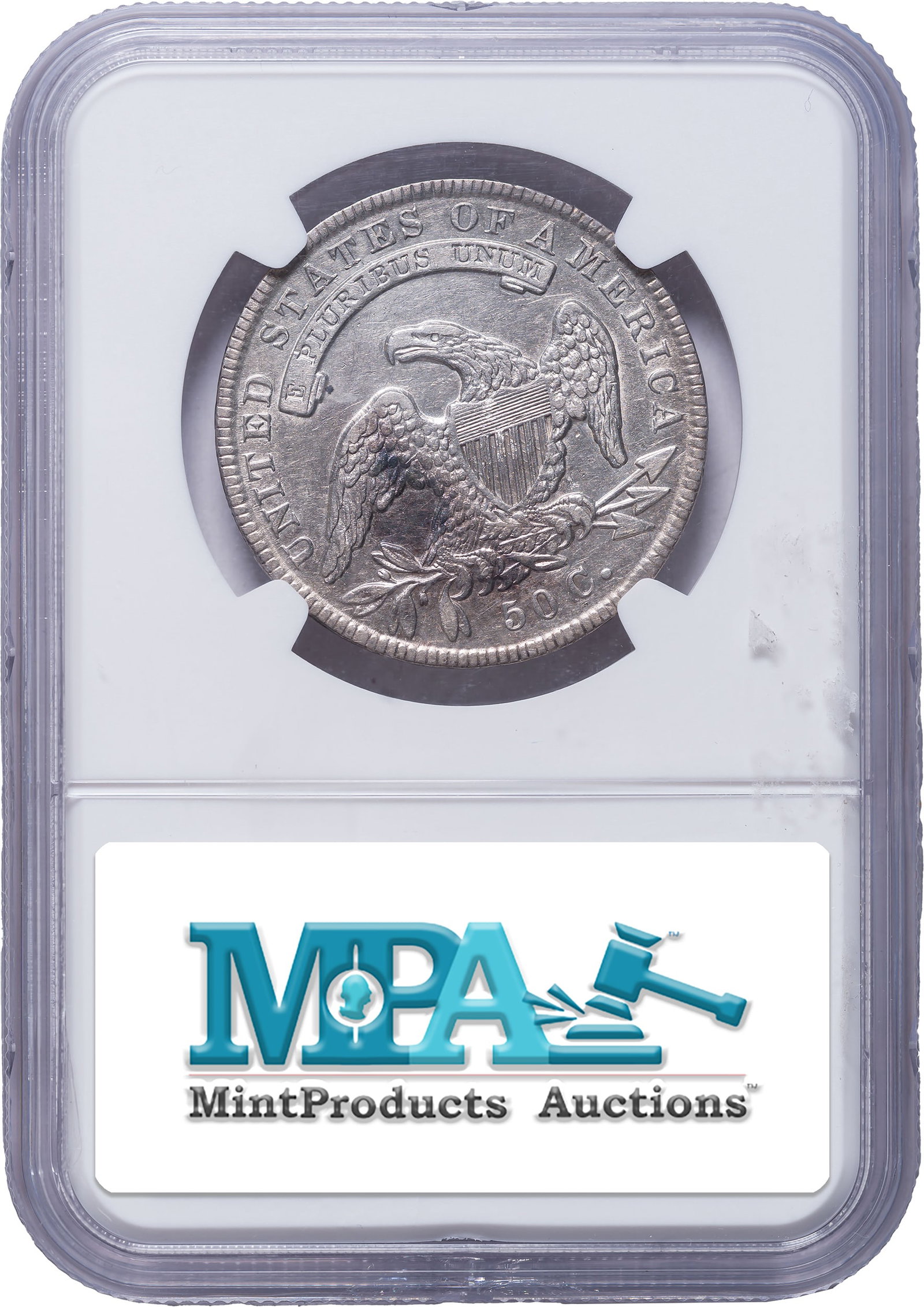 NGC AU Details 1835 Half Dollar - 2
