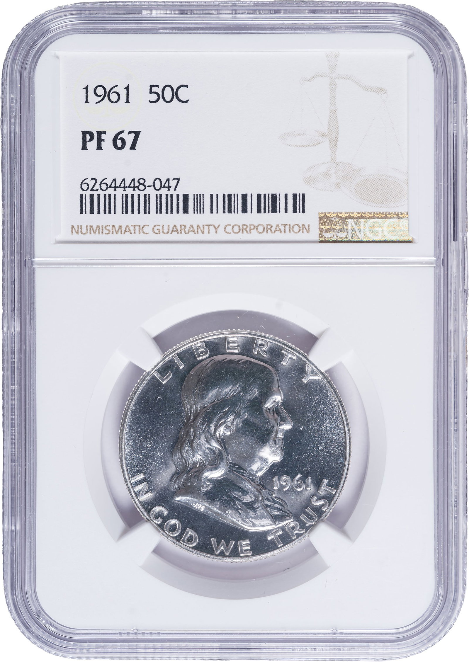 NGC Proof-67 1961 Half Dollar (1 of 2)