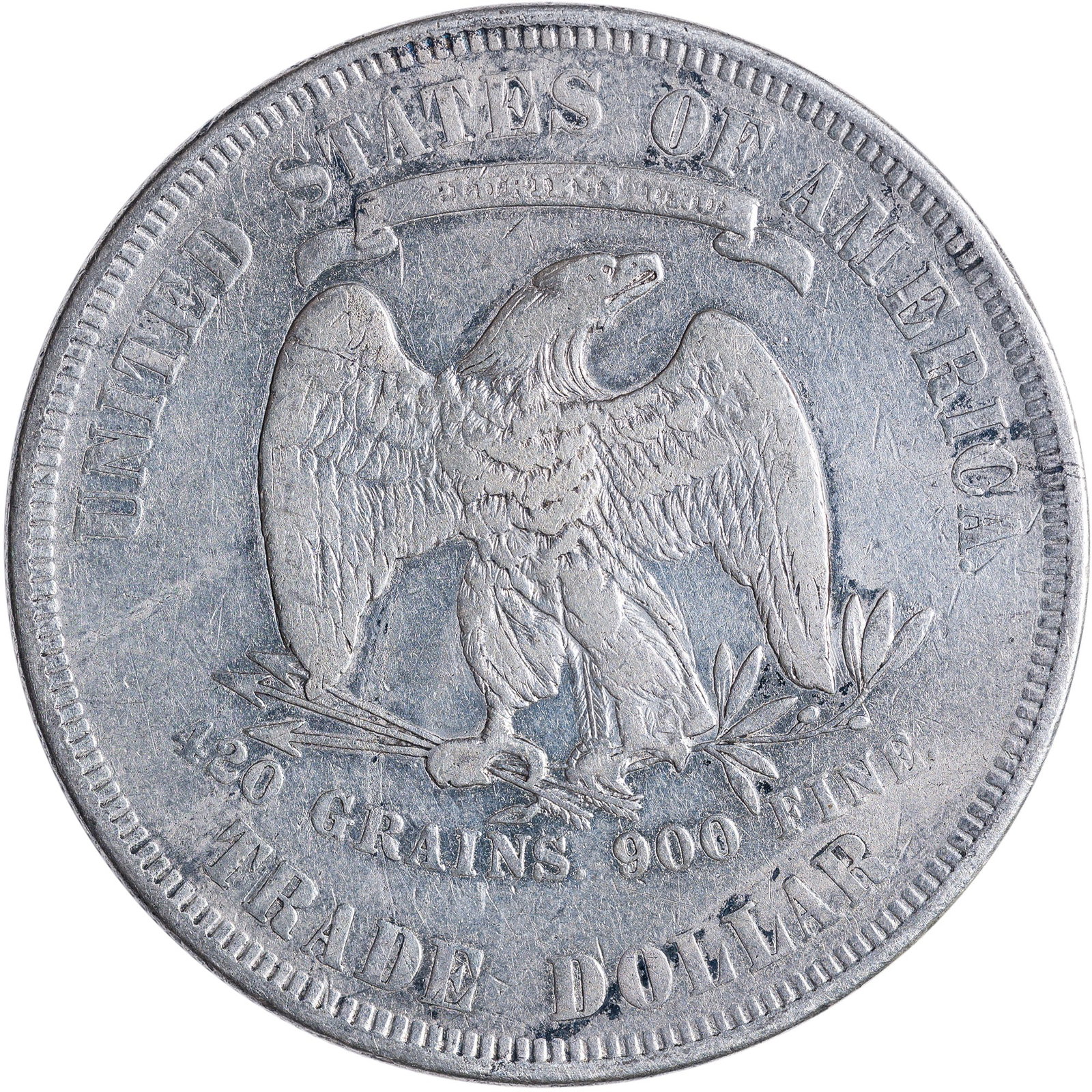 VF-20 Details 1875 Trade Dollar - 2