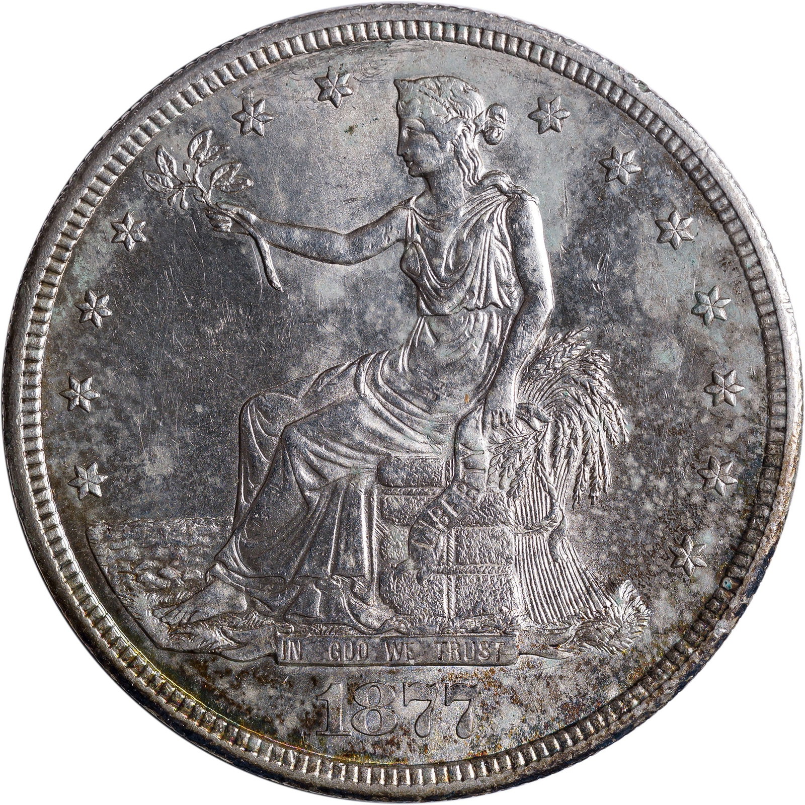 Choice MS-64 1877-S Trade Dollar (1 of 2)
