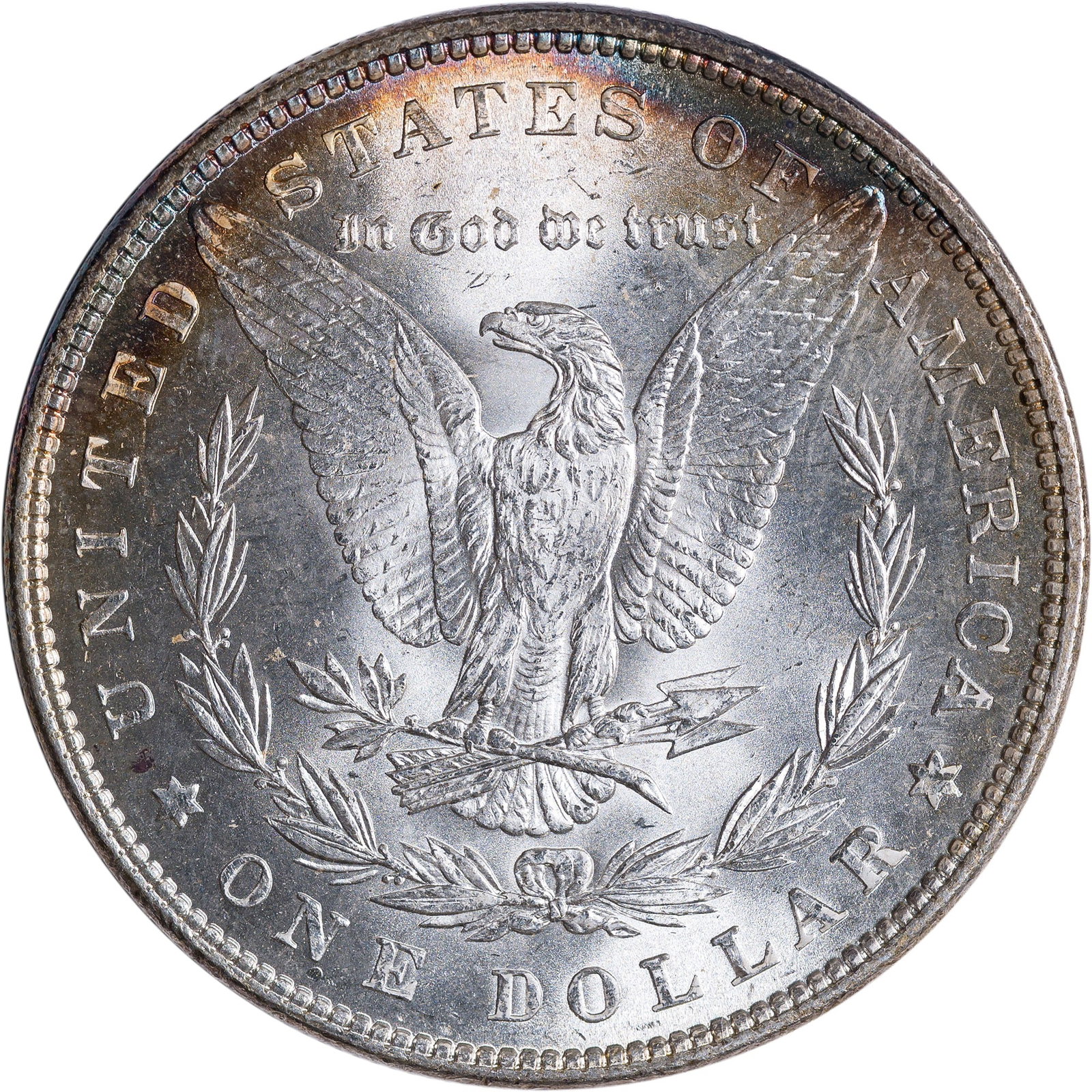 Gem MS-65 Toned 1881 Morgan Dollar - 2