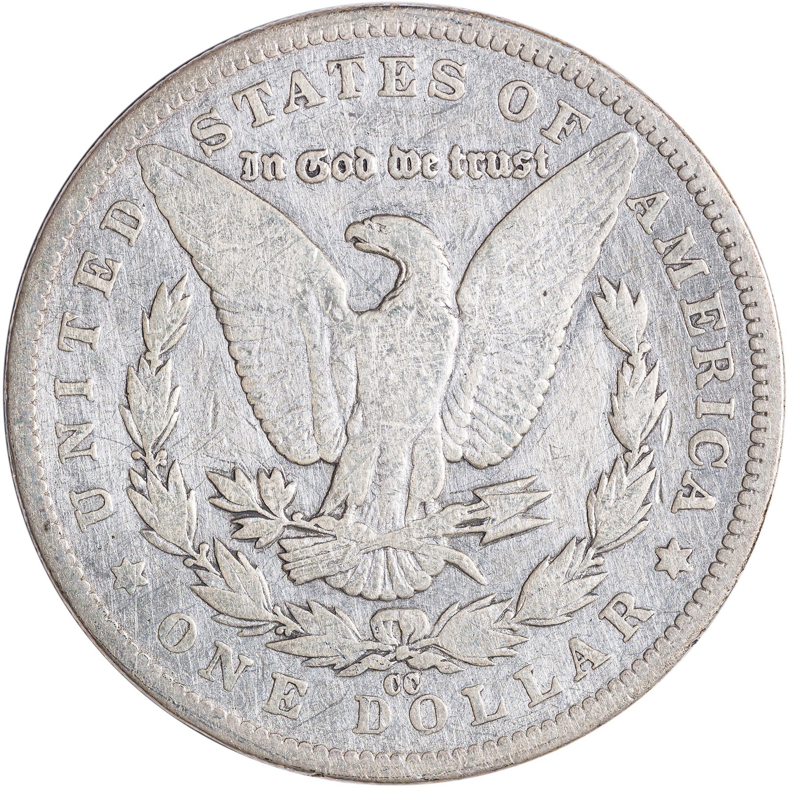 VG+ Details 1892-CC Morgan Dollar - 2