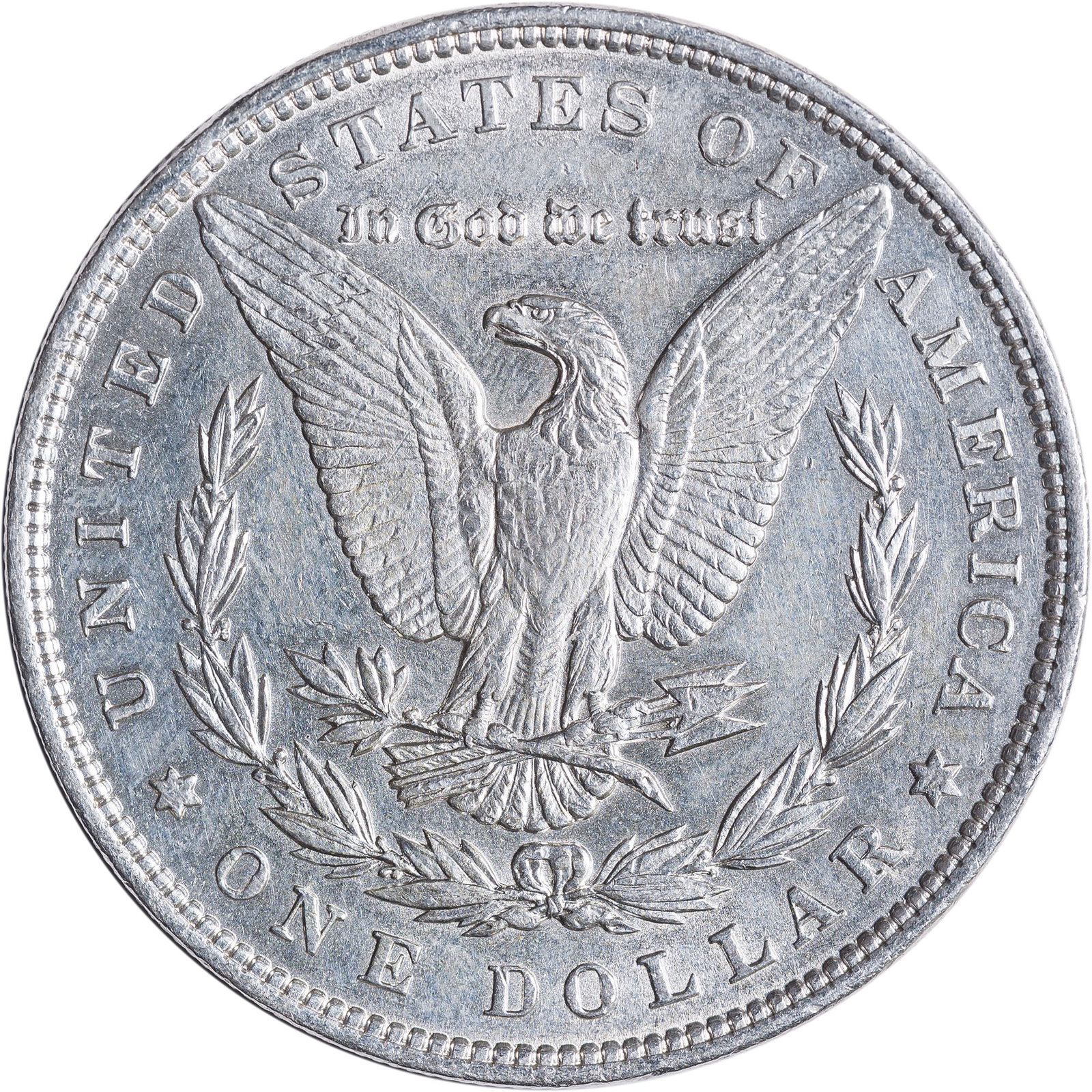 AU-58 Details 1893 Morgan Dollar - 2