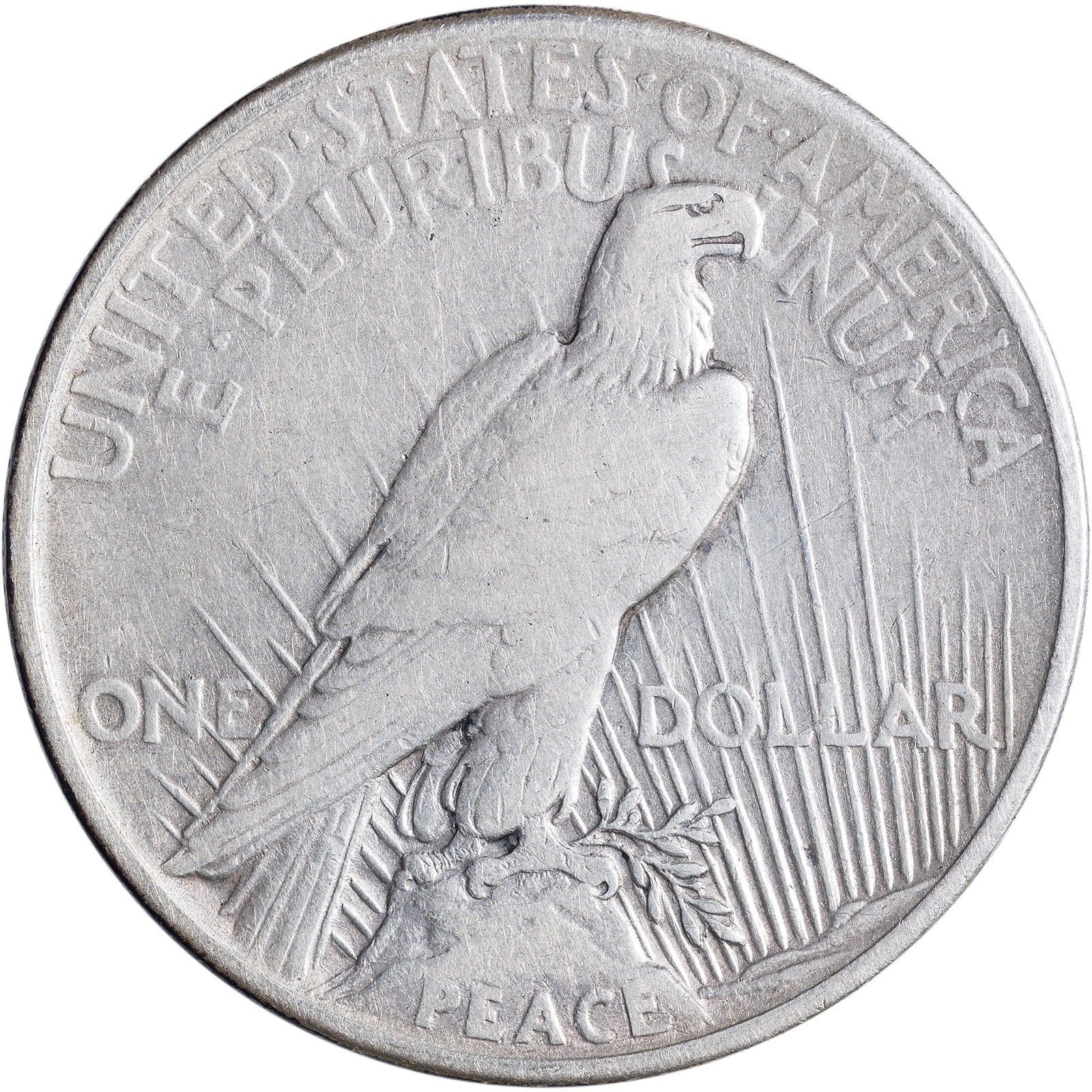 VF-20 1921 Peace Dollar - 2