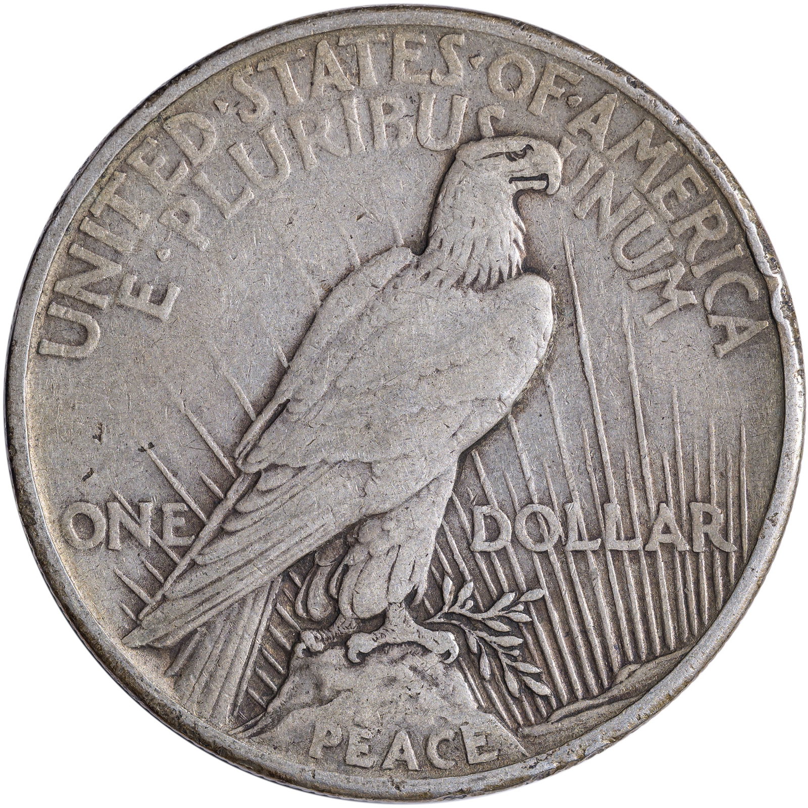 VF-20 1921 Peace Dollar - 2