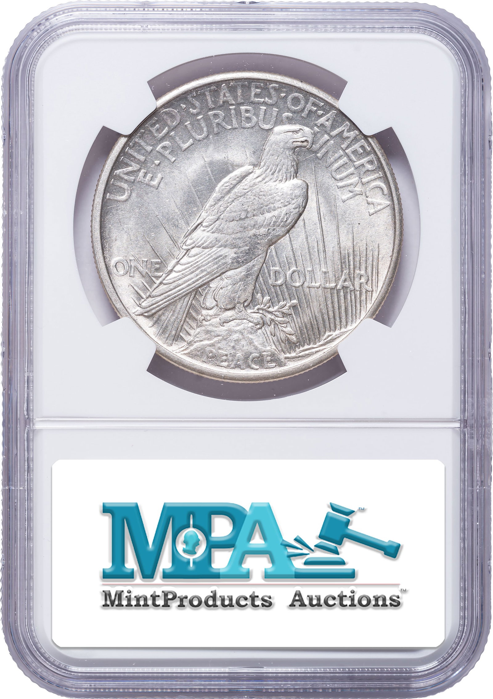 NGC MS-61 1921 Peace Dollar - 2