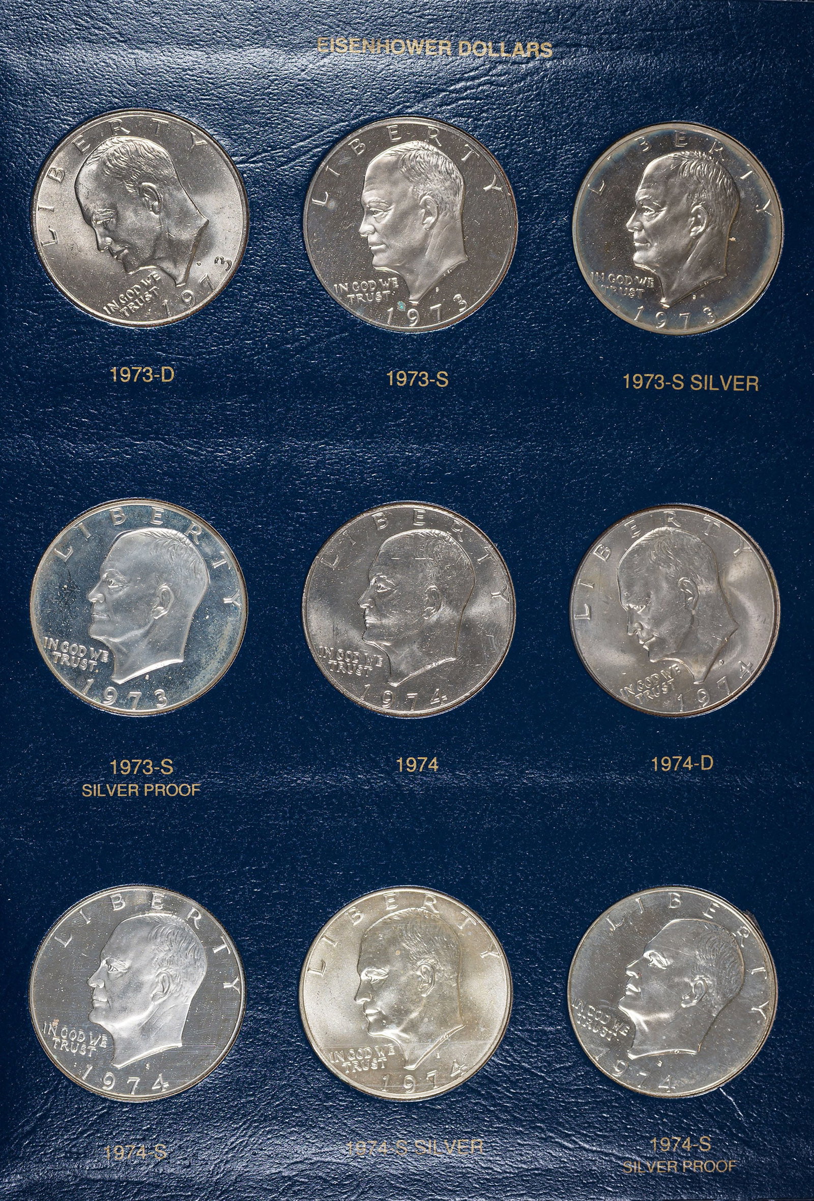 Complete Eisenhower Dollar Set - 2