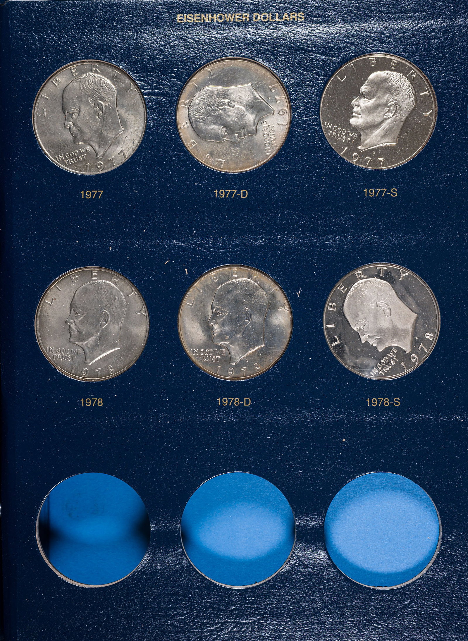 Complete Eisenhower Dollar Set - 4
