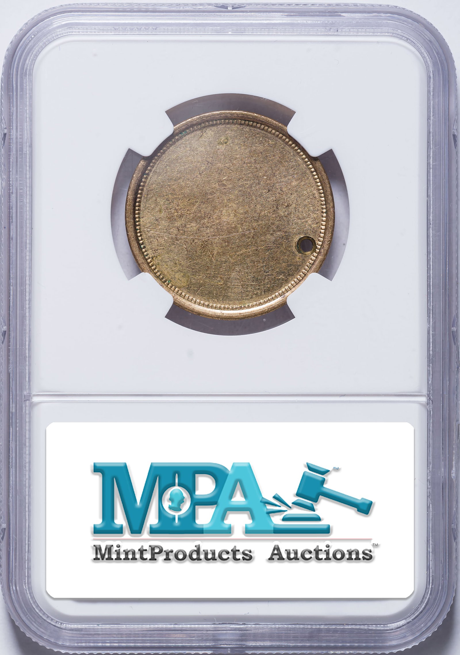 NGC MS-62 Civil War ID Tag Remainder - 2